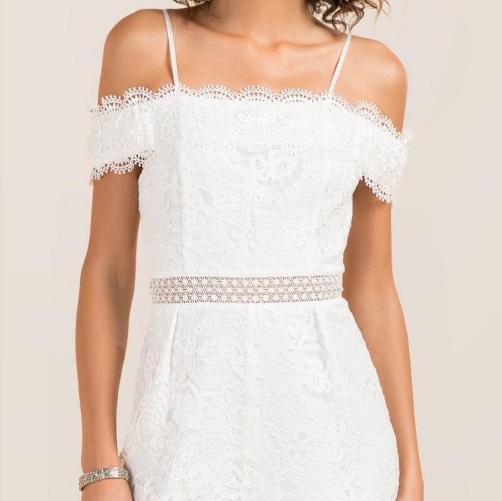 White Lace Romper